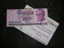 DDR, 1000 M, Banknote, PINKE EDITION, LIMITIERT, neu