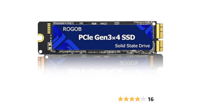 ROGOB Solid State Drive (SSD) PCIe 256GB Macs, McBook, Gen 3x4 SSD