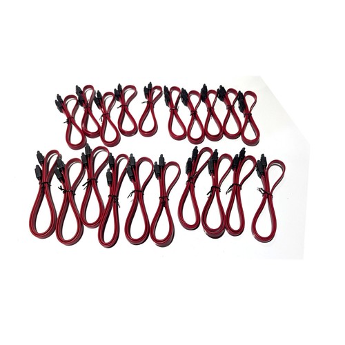 Bizlink Technology Lot of 20 SATA Data Cables C95764001 E164571 26AWG 80°C 30V eBay