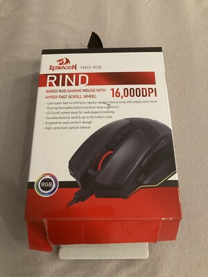 REDDRAGON M813-RGB Gaming Mouse/PC-Maus !Neu!
