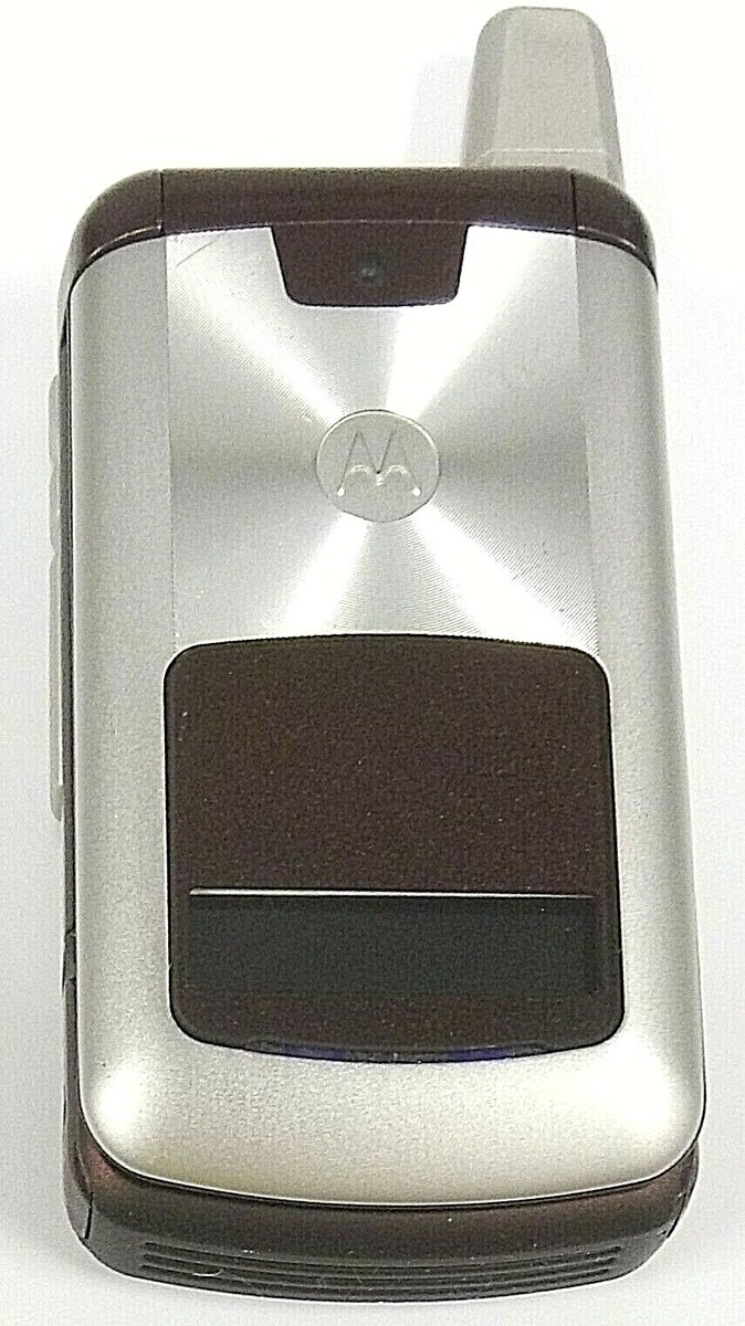Motorola i776 - Brown and Silver ( Nextel ) Very Rare iDEN PTT