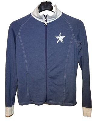 Dallas Cowboys Track Jacket Full Zip Womens Small Star Logo - Cowboys Her Style