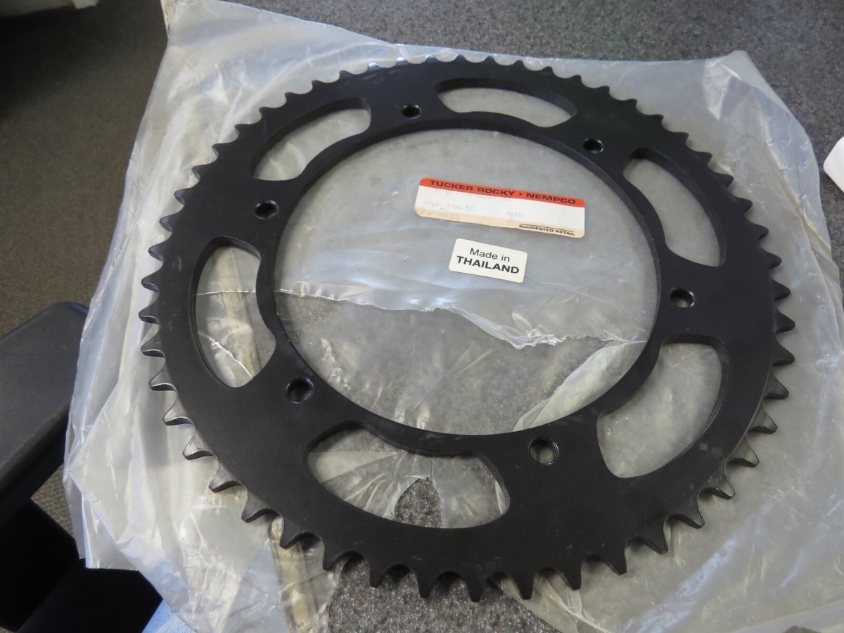 NOS 52T Steel Rear Sprocket Fits: Suzuki 80-82 PE250 T X Z D
