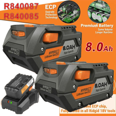 #ad #ad 18 Volt Battery Charger For Ridgid 18V R840087 Hyper Lithium R840085 Power Tool $25.39