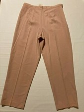 New 40.00 Alfred Dunner Pretty In Pink Back Side Elastic Dress Pants size 12p
