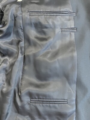 Brooks Brothers X Southwick 1929 Black 42R 36W 100% Wool 2 Piece