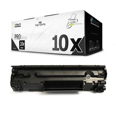 10x Toner für HP LaserJet M 1120 1522 a w h NF N n MFP CB436A 36A BLACK