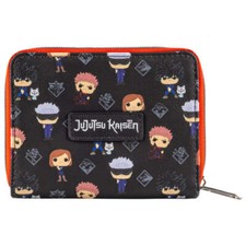 Official Licensed Funko Pop Jujutsu Kaisen Zip Around Wallet Vegan Leather
