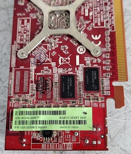 BARCO FirePro 3D Graphics MXRT 2400 Graphics Card DP DVI 512MB PCIe - Picture 4 of 4