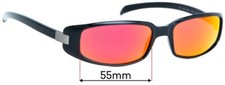 SFx Replacement Sunglass Lenses Fits Gucci Gg1188/s - 55mm Wide
