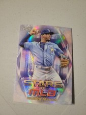 2023 Topps Chrome Series 1 Baseball Stars of the MLB #SMLBC-18 Wander Franco C15