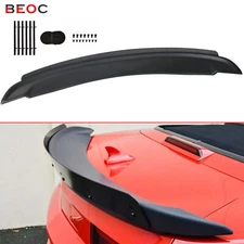 For 2010-13 Chevy Camaro ZL1 SS LT LS Rear Trunk Spoiler Wing Lip W/ WICKER BILL