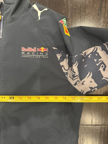 Puma Red Bull Jacket Women X Large Full Zip Pockets Formula One Racing Team - Picture 9 of 19