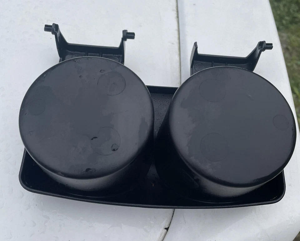 99-04 道奇 Intrepid 克莱斯勒协和式 LHS 中控台盒杯架 罕见 — 第 2/4 张图片