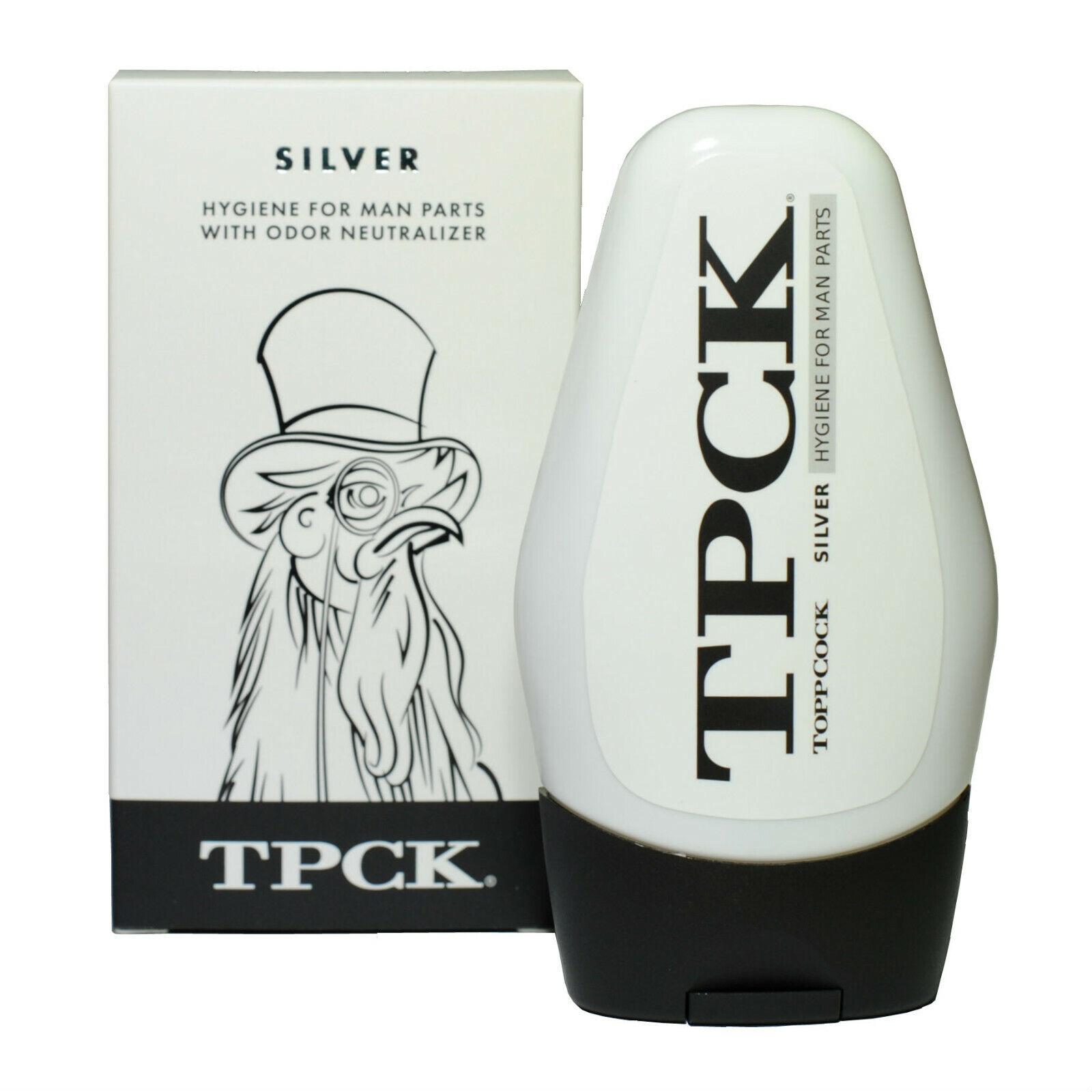 TPCK ToppCock Silver Hygiene for Man Parts with Odor Neutralizer