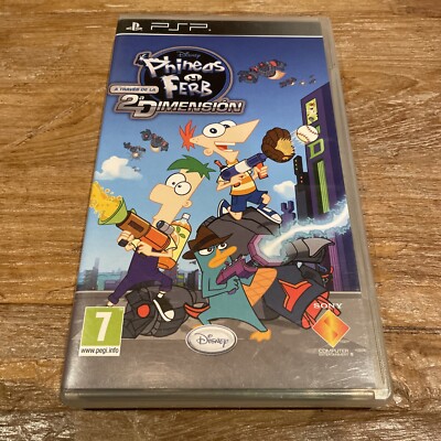Phineas y Ferb Across the 2nd Dimension (PSP) Spanish Import (España)