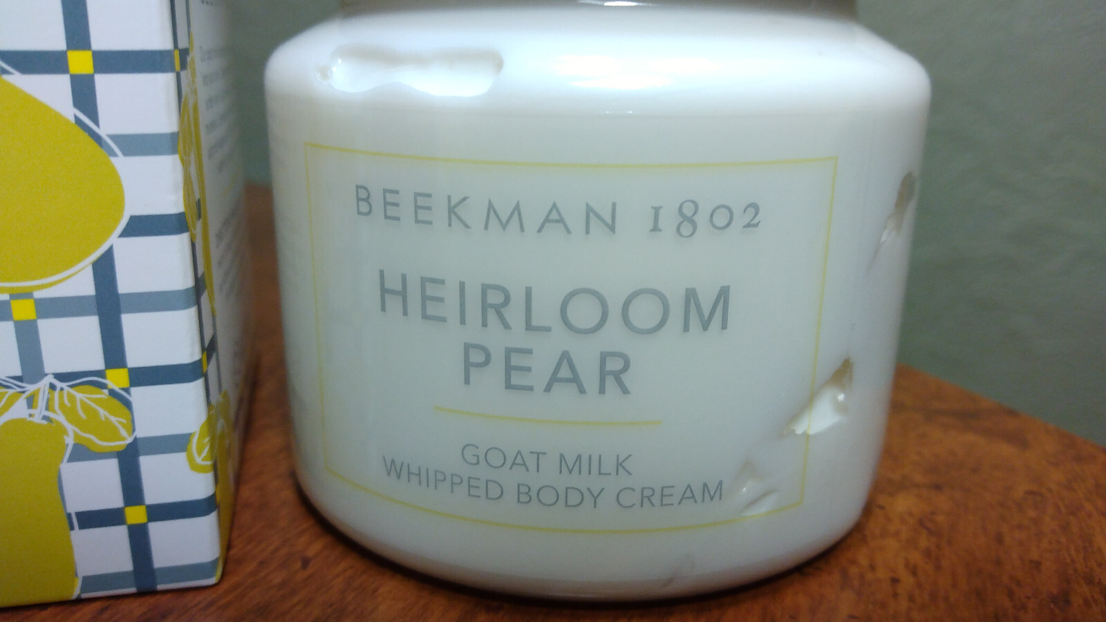 Beekman 1802 HEIRLOOM PEAR Goat Milk Whipped Body Cream 8 oz Brand New