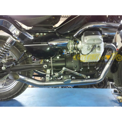 Complete Kit 2in2 MASS Hot Rod MOTO GUZZI V7 Classic-Stone I/II-Racer  Approved - Main Image