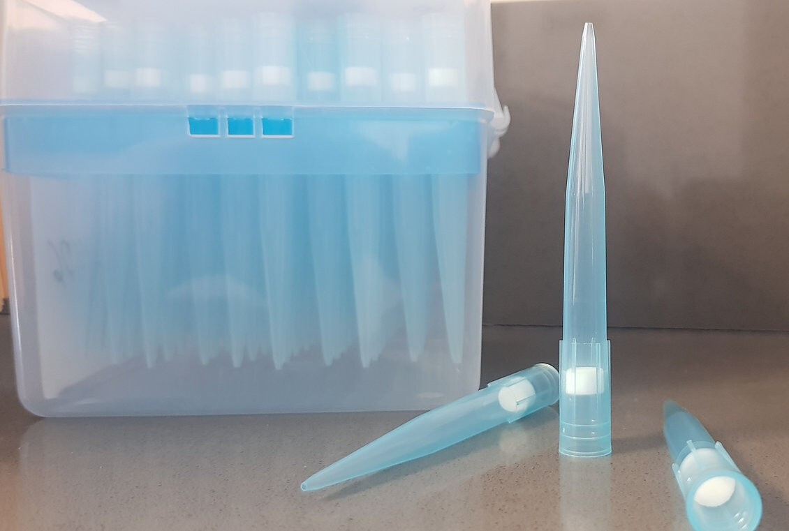 Pipette tips filtered 1250ul (Sterile, 50 racks, 4800 tips) | eBay