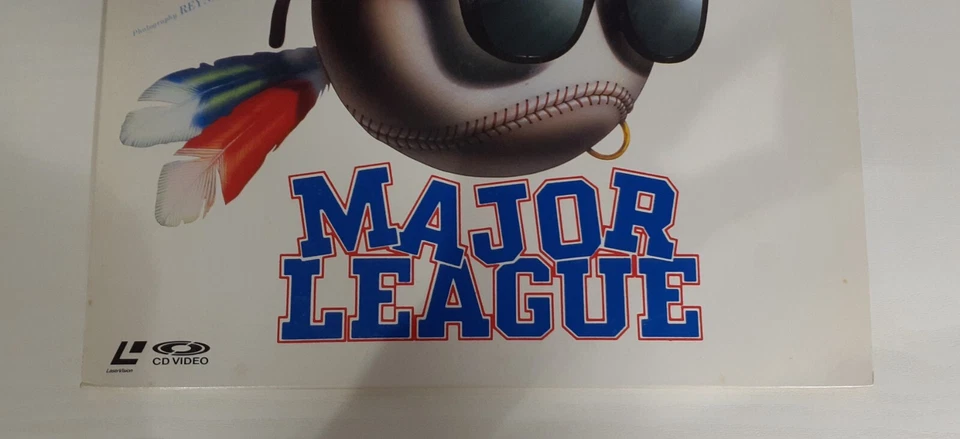 Major League Movie LaserDisc 1989 SF047-5386 Charlie Sheen Comedy from Japan #74 — 第 3/4 张图片