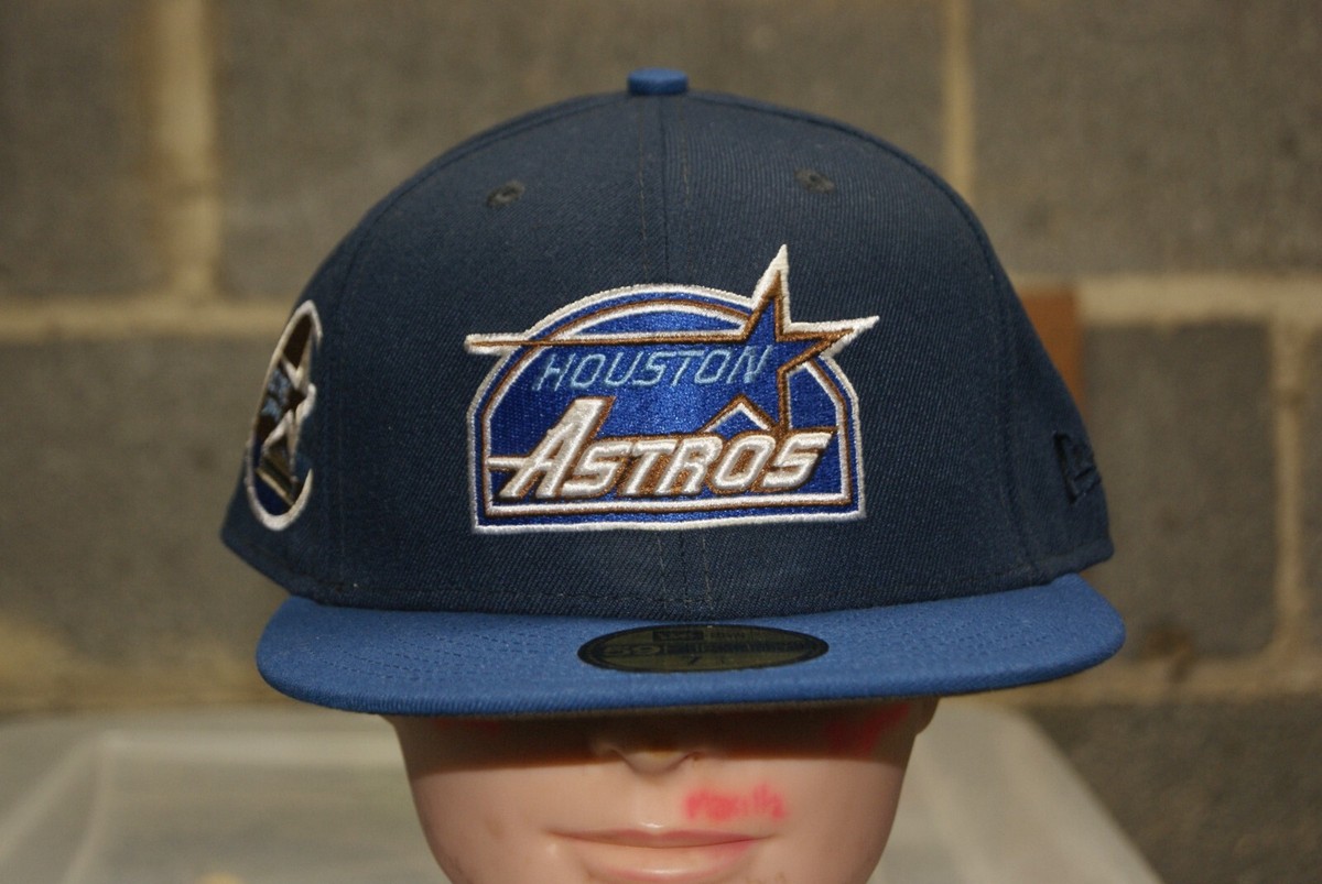 New Era Houston Astros Fitted Hat The Blues Sz 7 3/4 | eBay