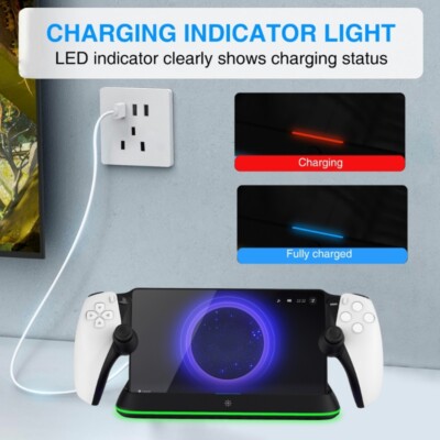 Charging Dock Station Game Console Charger Stand for Console Charging Holde