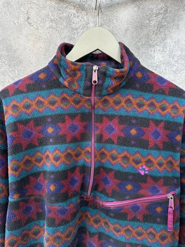 Jack Wolfskin "For People in Action" Polarsystem Vintage 90s Fleece Sweater USA - Picture 5 of 13