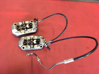 D63 Ducati 899 959 Monster BREMBO  MONOBLOC BREMSSATTEL mit Bremsleitung
