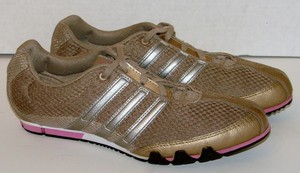 gold adidas running shoes
