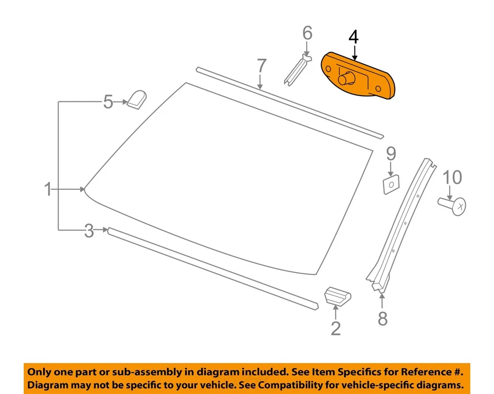 Interior Rear View Mirror Video OEM 2009 2014 GMC Sierra 3500 2500 - Image 3 of 4