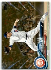 2018 TOPPS GOLD JUSTIN WILSON /2018 CHICAGO CUBS #643