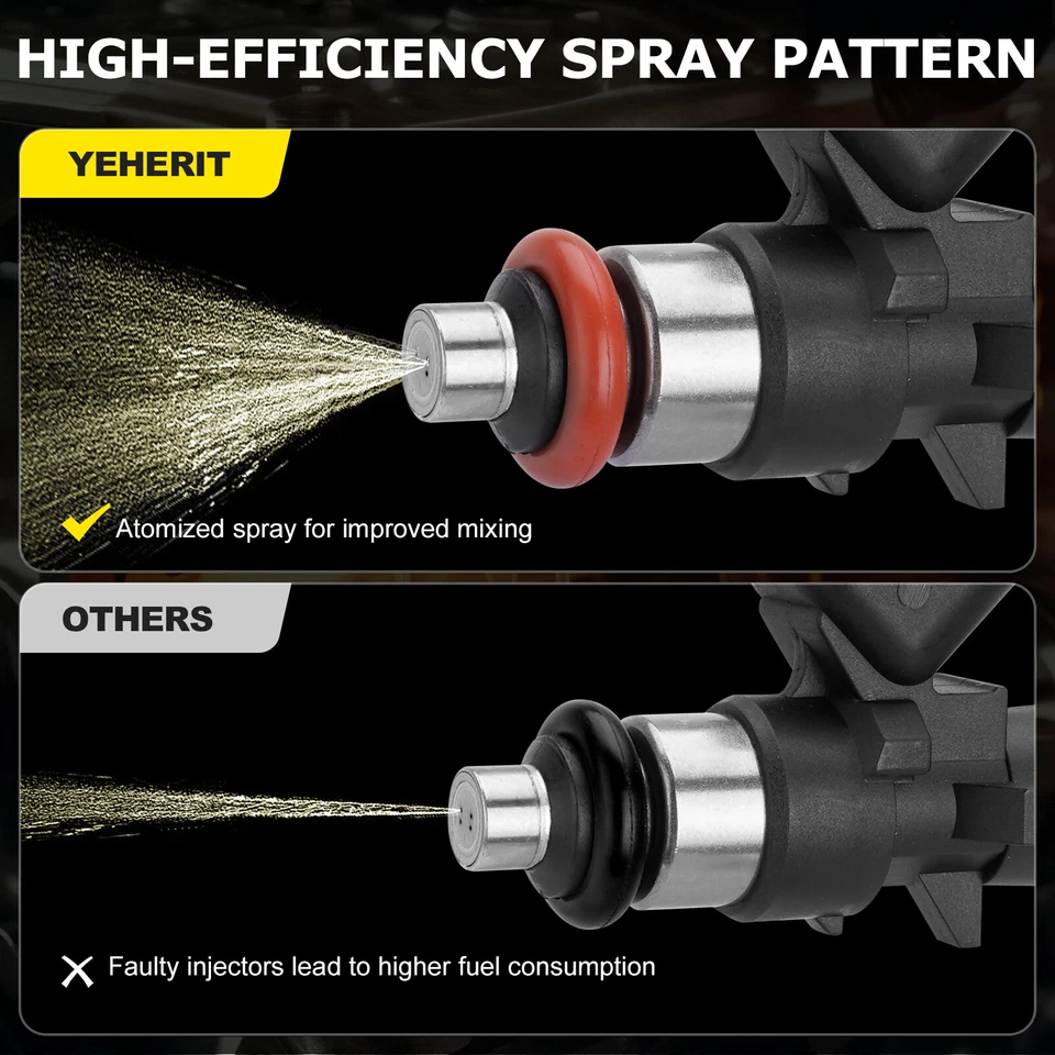 Inyectores de combustible nuevos 6 piezas para Dodge Grand Caravan 2011-2017 3,6 L V6 0280158233 Foto 4 de 4