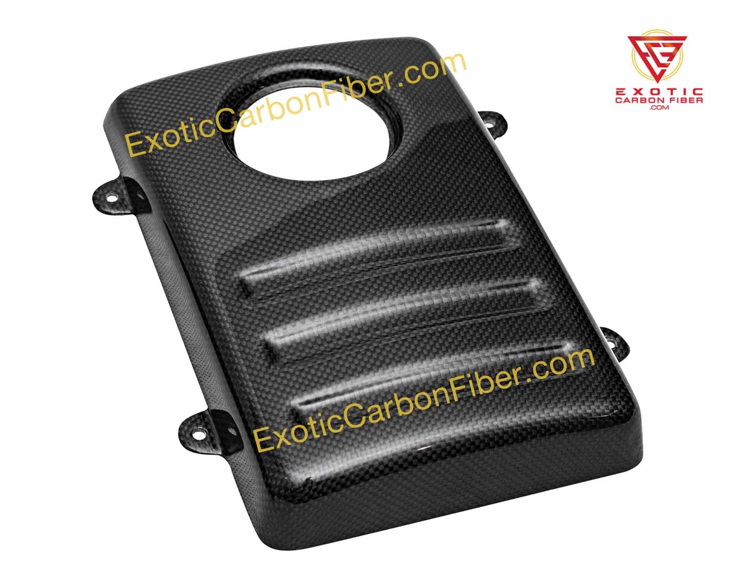 Ferrari 430 Carbon Fiber Coolant Tank Cover - Scuderia Style