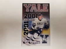 Yale University Bulldogs 2000/01 Men's Hockey Pocket Schedule - NH Register