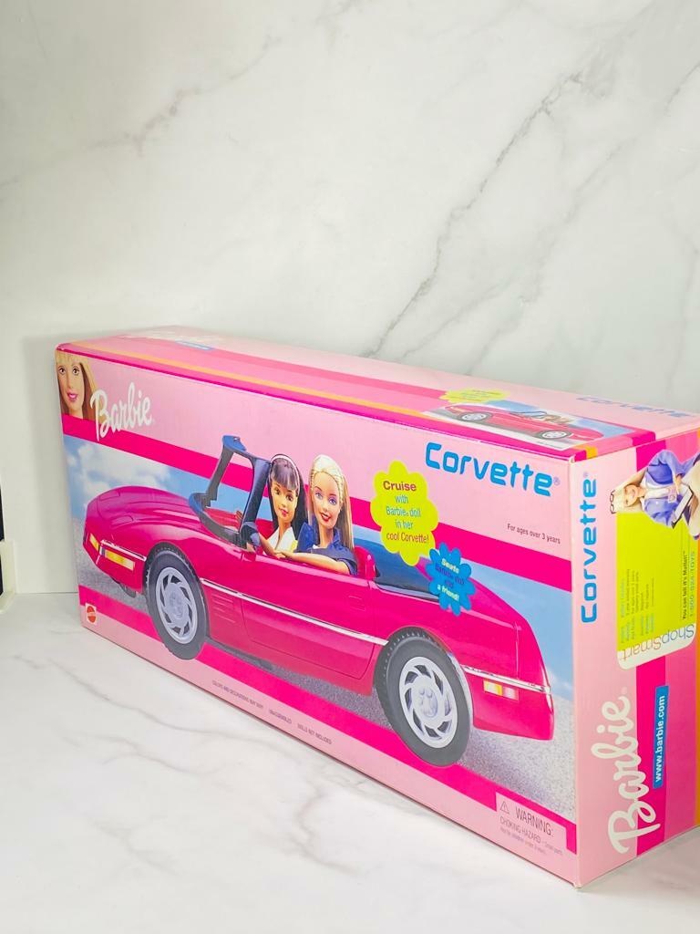 Vintage Mattel 1999 Barbie Cruise Corvette Convertible HOT PINK
