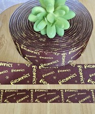 7/8  1.5   1 YD Girl Scouts Brownies Grosgrain Ribbon Brownie Scout