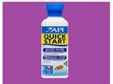 API Quick Start Freshwater and Saltwater Aquarium 8 oz. EXP DATE 02/2025 SEALED