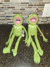 Vintage Kermit the Frog plush Doll 1976 Fisher Price 850 Jim Henson Muppet Lot