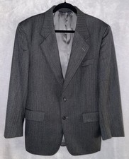 Jos A Bank Executive Collection Blazer 42R Charcoal Gray 100 Wool Sport Coat
