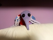 VTG Bonnie Erickson Axlon Inc Mosquito Puppet Plush Full Body Purple 1985 Works