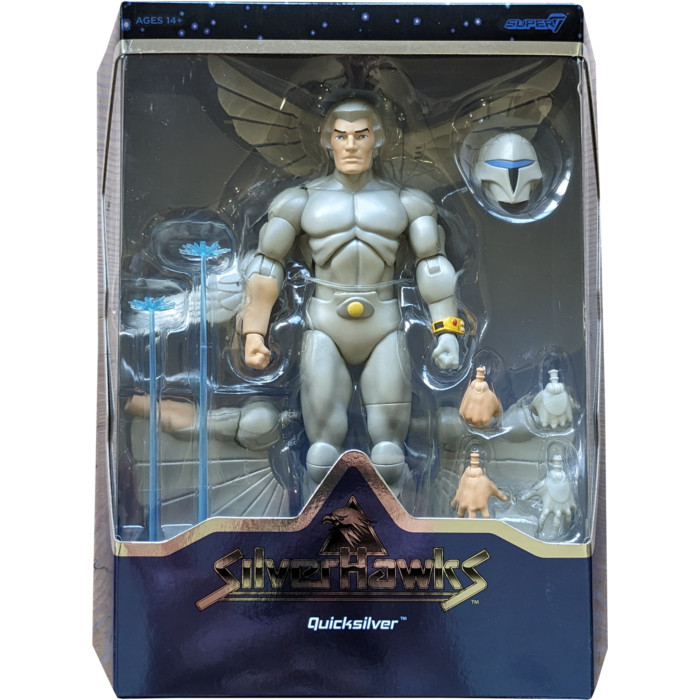 SILVERHAWKS Ultimates 7" QUICKSILVER  Action Figure Thundercats He-Man Lion-O