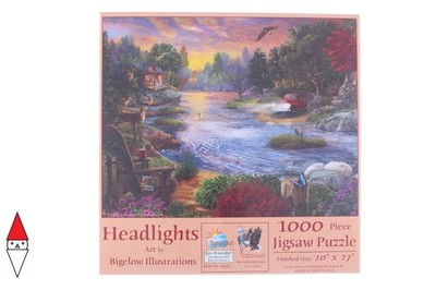 PUZZLE LANDSCHAFTEN SUNSOUT FLÜSSE UND WASSERFÄLLE HEADLIGHTS 1000 TEILE