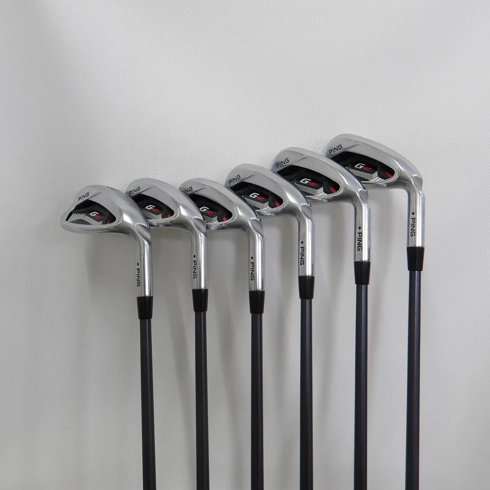 Juego Plancha Ping G410 Regular ALTA J CB ROJO Punto Color Negro 6 piezas Foto 2 de 4