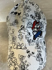  Nintendo Super Mario Bros 3 Gamer Cap One size fits most 2009 Embroidered 