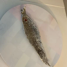 Ornate Metal Ganesh Large Leaf Incense Burner