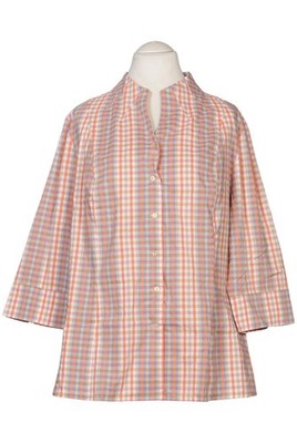 Ulla Popken Bluse Damen Oberteil Hemd Hemdbluse Gr. EU 52 Baumwolle ... #8k6frux