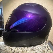 JAGASOL KY-111S DOT Full Face Motorcycle Bike Helmet Large 59-60 +Tinted Visor