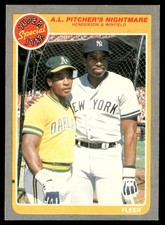 1995 Fleer Super Star Special Rickey Henderson/Dave Winfield Oakland Athletics