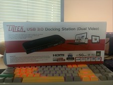 Liztek USB 3.0 Universal Docking Station Dual Monitor Model UD-3700