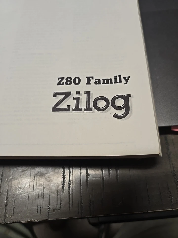 ZILOG Z80 Microprocessor Family - User's Manual & Databook(s) - Image 3 of 4